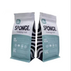 Sac &agrave; fond plat logo chaleur sur sac en plastique/sac compostable animal de compagnie pour emballage &eacute;ponge de nettoyage de vaisselle