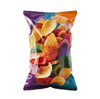Bolsa de almohada a precio de f&aacute;brica, bolsa de embalaje de patatas fritas de pl&aacute;stico laminado con papel de aluminio con logotipo personalizado