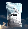 Bolsa de Mylar espacial impresa personalizada a prueba de ni&ntilde;os, gruesa, 454 g, 1 libra, con cierre de cremallera para hierbas grandes, a prueba de olores, 16 oz y 1 libra