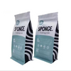 Sac &agrave; fond plat logo chaleur sur sac en plastique/sac compostable animal de compagnie pour emballage &eacute;ponge de nettoyage de vaisselle