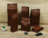 Sacs &agrave; fermeture &eacute;clair en mylar lamin&eacute;, vente en gros d'usine, sac d'emballage de grains de caf&eacute; et d'herbes de th&eacute;