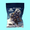 Sac en Mylar &eacute;pais &agrave; fermeture &eacute;clair pour herbes, imprim&eacute; personnalis&eacute;, &eacute;pais, 454g, 1 livre, anti-odeur, 16oz, 1 livre