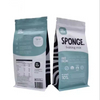 Sac &agrave; fond plat logo chaleur sur sac en plastique/sac compostable animal de compagnie pour emballage &eacute;ponge de nettoyage de vaisselle