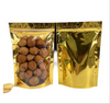 Bolsa de caja impresa personalizada, bolsa de caf&eacute; de papel de aluminio biodegradable, bolsa con cremallera de fondo plano de 250g, envasado de alimentos a prueba de olores