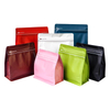 Bolsas con cremallera de fondo plano con cremallera resellable personalizadas, 100g, 250g, 500g, 1kg, para paquete de refrigerios de comida en grano de caf&eacute;