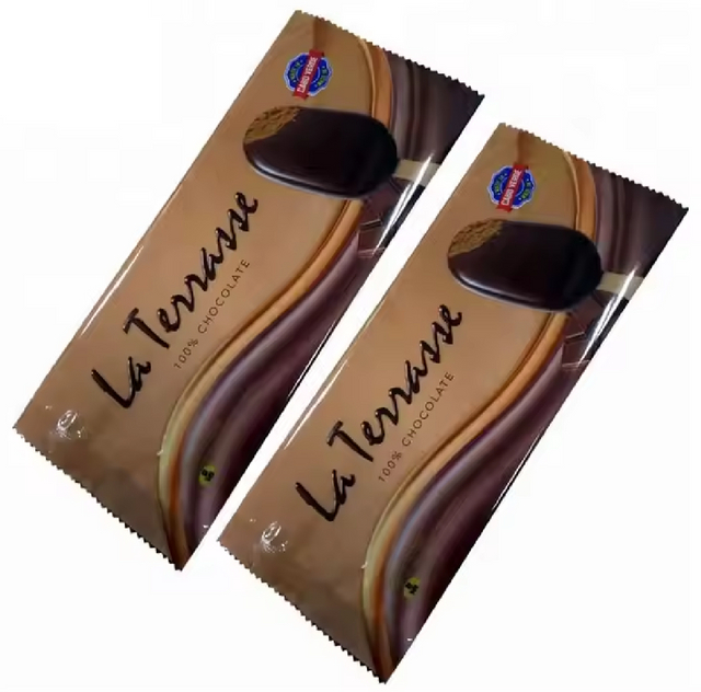Bolsa de embalaje de paletas de hielo de pl&aacute;stico impresa personalizada/envoltura de embalaje de helado
